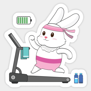 Gym Bunny Sticker